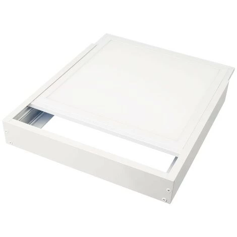 LEDKIA Kit En Saillie Pour Panneaux 30x30cm Blanc - Blanc 4 LEDKIA Kit En Saillie Pour Panneaux 30x30cm Blanc - Blanc – Image 2