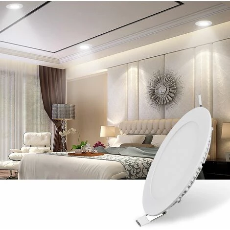 HOMMOO 1 PCS 6W 9W 12W 15W 18W LED Panneau De Plafond Encastre Down Lights Ampoule Slim Lampe LLDUK-MC0014817 4 HOMMOO 1 PCS 6W 9W 12W 15W 18W LED Panneau De Plafond Encastre Down Lights Ampoule Slim Lampe LLDUK-MC0014817 – Image 2