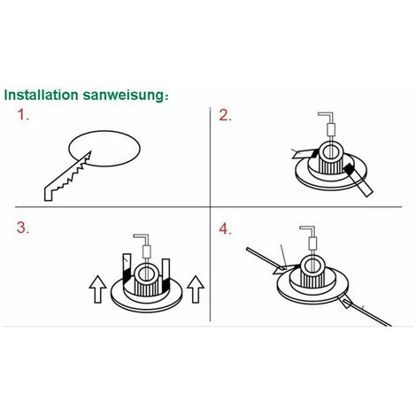 HOMMOO 1 PCS 6W 9W 12W 15W 18W LED Panneau De Plafond Encastre Down Lights Ampoule Slim Lampe LLDUK-MC0014817 6 HOMMOO 1 PCS 6W 9W 12W 15W 18W LED Panneau De Plafond Encastre Down Lights Ampoule Slim Lampe LLDUK-MC0014817 – Image 4