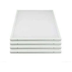 ETC-SHOP 4x Plafonds LED Un Panneau De Construction En Grille Éclairage Du Salon Bureau Lumières Du Jour Lampes ALU Blanches