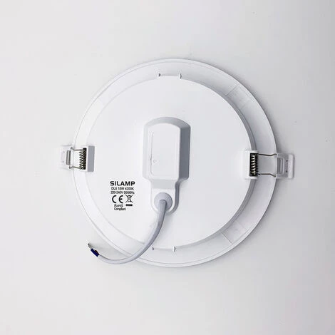 Spot LED Extra Plat Rond BLANC 18W Ø170mm - Blanc Froid 6000K - 8000K - SILAMP - Blanc Froid 6000K - 8000K 7 Spot LED Extra Plat Rond BLANC 18W Ø170mm - Blanc Froid 6000K - 8000K - SILAMP - Blanc Froid 6000K - 8000K – Image 5