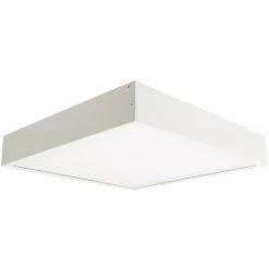 LEDKIA Panneau LED 60x60cm 40W 4000lm Microprismatique (UGR17) + Kit En Saillie Blanc Froid 5500K - 6000K - Blanc Froid 5500K - 6000K