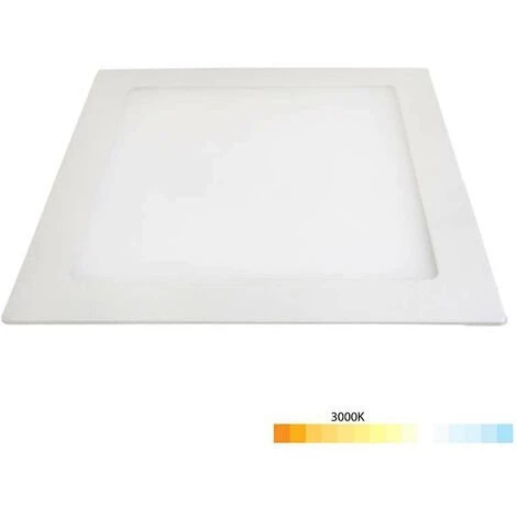 ECOLUX Downlight Extrafin Carré 6W Blanc - Blanc Chaud 3000K 6 ECOLUX Downlight Extrafin Carré 6W Blanc - Blanc Chaud 3000K – Image 4