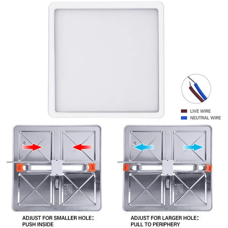 Topdeal 1 PCS Plafonnier Lumière LED 20W Blanc Chaud 6 Topdeal 1 PCS Plafonnier Lumière LED 20W Blanc Chaud – Image 4