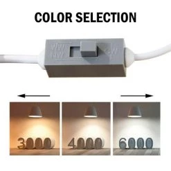 SYSLED Downlight 30W Avec Bouton Pour Choisir La Température De Couleur