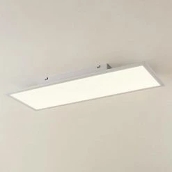 LINDBY LED Plafonnier 'Quais' Pour Cuisine - Blanc 8 LINDBY LED Plafonnier 'Quais' Pour Cuisine - Blanc -Panneau LED Soldes 2022 24869971 3