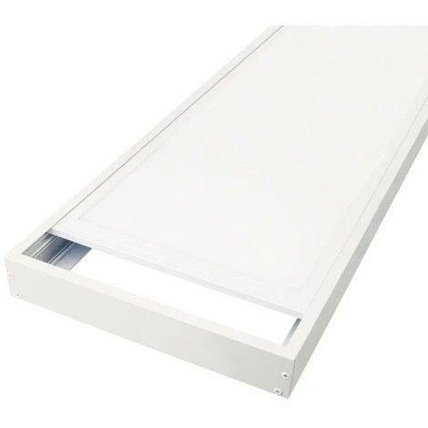 EUROPALAMP Kit De Pose En Saillie Pour Dalles Led 600x600 ALU Blanc Laqué 3 EUROPALAMP Kit De Pose En Saillie Pour Dalles Led 600x600 ALU Blanc Laqué