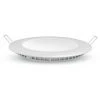 OPTONICA Plafonnier LED Rond 12W Extra Plat (eq 100W) Encastrable - Blanc Chaud 2700K -Panneau LED Soldes 2022 26597638 1