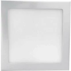 ECOLUX Downlight Carré Extra Fin 18W Gris - Blanc Du Jour 6000K
