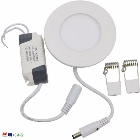 Spot LED Encastrable Rond BLANC 3W (Pack De 10) - Blanc Neutre 4000K - 5500K - SILAMP - Blanc Neutre 4000K - 5500K 7 Spot LED Encastrable Rond BLANC 3W (Pack De 10) - Blanc Neutre 4000K - 5500K - SILAMP - Blanc Neutre 4000K - 5500K – Image 5
