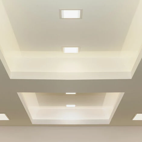 Panneau De Construction LED Plafonnier Salle De Travail Bureau Relaxation éclairage Grille ALU Eglo 96896 5 Panneau De Construction LED Plafonnier Salle De Travail Bureau Relaxation éclairage Grille ALU Eglo 96896 – Image 3