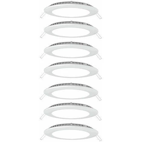 ETC-SHOP 7x LED Plafonniers Spots Encastrés Muraux Panneau Grille Chambre D'amis Spots ALU 3 ETC-SHOP 7x LED Plafonniers Spots Encastrés Muraux Panneau Grille Chambre D'amis Spots ALU