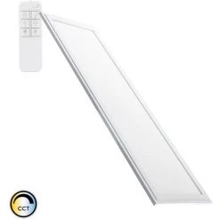 LEDKIA Panneau LED 120x30cm Slim Dimmable 40W 3600lm CCT Sélectionnable Avec Télécommande Sélectionnable (Chaud-Neutre-Froid) - Sélectionnable (Chaud-Neutre-Froid)