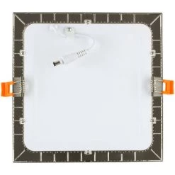 LEDKIA Spot Encastrable Dalle LED Carrée Extra-Plate 12W Argentée LIFUD Coupe 152x152mm Downlight Panel Blanc Chaud 2800K - 3200K - Blanc Chaud 2800K - 3200K -Panneau LED Soldes 2022 27521364 3