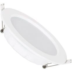 LEDKIA Spot Encastrable Dalle LED Ronde Dimmable Slim 6W Coupe Ø 90mm Downlight Panel Blanc Neutre 4000K - 4500K - Blanc Neutre 4000K - 4500K