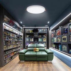 DIYOZZY Emménagement Intégrée Sans Cadre Extrémiste-mince De Panneau Léger 6000K 85-265V 10W Rond