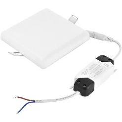 DIYOZZY Emménagement Intégrée Sans Cadre Extrémiste-mince De Panneau Léger 6000K 85-265V 10W Carré -Panneau LED Soldes 2022 28393921 3