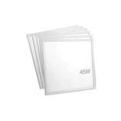 SILAMP Panneau LED 60x60 Slim 45W BLANC (Pack De 6) - No Flicker - Blanc Chaud 2300k - 3500k