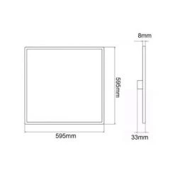 SILAMP Panneau LED 60x60 Slim 45W BLANC (Pack De 6) - No Flicker - Blanc Chaud 2300k - 3500k 9 SILAMP Panneau LED 60x60 Slim 45W BLANC (Pack De 6) - No Flicker - Blanc Chaud 2300k - 3500k -Panneau LED Soldes 2022 28420184 3