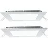 ETC-SHOP Lot De 2 Luminaires Encastrables LED Grille Plafond ALU Panneau Mural Lampes De Couloir Carré 2 ETC-SHOP Lot De 2 Luminaires Encastrables LED Grille Plafond ALU Panneau Mural Lampes De Couloir Carré -Panneau LED Soldes 2022 28825645 1