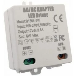 BARCELONA LED Transformateur 12V DC 0.25A 6W 100-240V