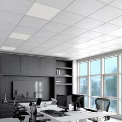 ARCCHIO LED Plafonnier à Intensité Variable 'Harita' Pour Bureau - Blanc -Panneau LED Soldes 2022 30970604 2