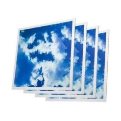 Panneau LED 60x60 Slim 45W CIEL (Pack De 4) - Blanc - SILAMP - Blanc