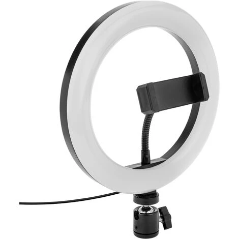 BeMatik - Anneau LED Circulaire 20 Cm 14,4 W 6500 K Avec Support Pour Portable 3 BeMatik - Anneau LED Circulaire 20 Cm 14,4 W 6500 K Avec Support Pour Portable