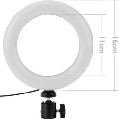 BeMatik - Anneau LED Circulaire 16 Cm 9,6 W 6500 K -Panneau LED Soldes 2022 33917971 2