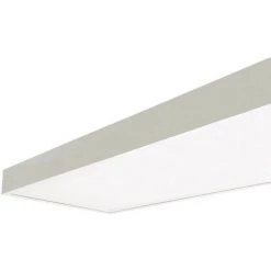 LEDKIA Panneau LED 120x30cm 40W 4000lm Microprismatique (UGR17) LIFUD + Kit En Saillie Blanc Chaud 3000K - 3500K - Blanc Chaud 3000K - 3500K