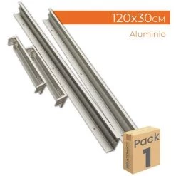 LED ATOMANT SL Support De Surface En Aluminium Pour Panneau LED 120x30cm | Pack 1 Pce. - Pack 1 Pce.