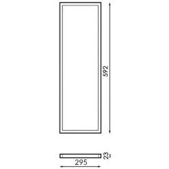 Panneau LED 60X30 Cm 24W Cadre Blanc 2400LM Blanc Neutre 4000K | IluminaShop -Panneau LED Soldes 2022 38275095 3