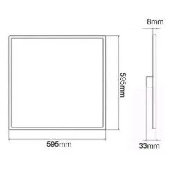 Panneau LED 60x60 Slim 45W BLANC (Pack De 6) - No Flicker - Blanc Neutre 4000K - 5500K - SILAMP - Blanc Neutre 4000K - 5500K -Panneau LED Soldes 2022 38716701 3