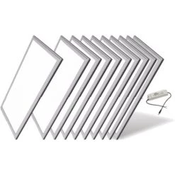 Panneau LED 60x30 Slim 30W (Pack De 10) - Blanc Chaud 2300K - 3500K - SILAMP - Blanc Chaud 2300K - 3500K