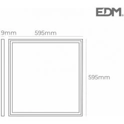 EDM Dalle LED 40W Carré 59,5x59,5mm Chrome Mat - Blanc Naturel 4000K 8 EDM Dalle LED 40W Carré 59,5x59,5mm Chrome Mat - Blanc Naturel 4000K -Panneau LED Soldes 2022 39495882 3