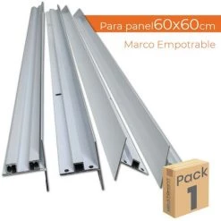 LED ATOMANT SL Cadre Encastré Pour Panneaux LED 60x60 | Pack 1 Pce. - Pack 1 Pce.