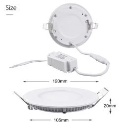 DIYOZZY 6W Petit Panneau Blanc Froid Léger Rond 220V 2 Pièces 220V 6W Blanc Froid 2pcs 10 DIYOZZY 6W Petit Panneau Blanc Froid Léger Rond 220V 2 Pièces 220V 6W Blanc Froid 2pcs -Panneau LED Soldes 2022 41398991 4