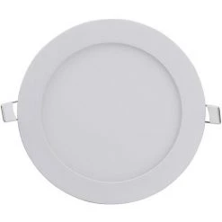 DIYOZZY Lampe à Petit Panneau 12W Blanche Froide Ronde 220V 220V 12W Blanc Froid