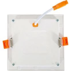 LEDKIA Spot Encastrable Dalle LED Carrée Slim 10W CCT Sélectionnable Microprismatique (UGR17) LIFUD Coupe 110x110mm Downlight Panel No Flicker CCT - No Flicker CCT -Panneau LED Soldes 2022 43631957 3