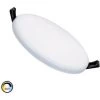 LEDKIA Spot Encastrable Dalle LED Ronde CCT Sélectionnable Slim Surface 12W Coupe Ø135mm IP54 Downlight Panel Sélectionnable (Chaud-Neutre-Froid) - Sélectionnable (Chaud-Neutre-Froid)