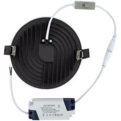 LEDKIA Spot Encastrable Dalle LED Ronde CCT Sélectionnable Slim Surface 12W Coupe Ø135mm IP54 Downlight Panel Sélectionnable (Chaud-Neutre-Froid) - Sélectionnable (Chaud-Neutre-Froid) -Panneau LED Soldes 2022 43631987 5