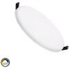 LEDKIA Spot Encastrable Dalle LED Ronde CCT Sélectionnable Slim Surface 18W Coupe Ø155mm IP54 Downlight Panel Sélectionnable (Chaud-Neutre-Froid) - Sélectionnable (Chaud-Neutre-Froid) -Panneau LED Soldes 2022 43631989 1
