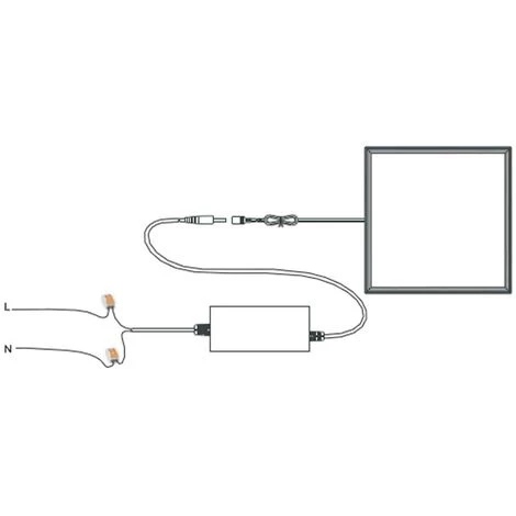 EUROPALAMP Panel Led 600 X 600 40 W Lote De 6 Piezas PMMA Blanco Frío 6000 K Alta Luminosidad - Varios Modelos Disponibles 5 EUROPALAMP Panel Led 600 X 600 40 W Lote De 6 Piezas PMMA Blanco Frío 6000 K Alta Luminosidad - Varios Modelos Disponibles – Image 3