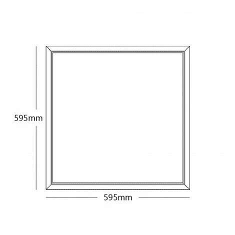 Dalle LED TITAN - 60x60cm - 54W - Blanc Neutre - DeliTech 4 Dalle LED TITAN - 60x60cm - 54W - Blanc Neutre - DeliTech – Image 2