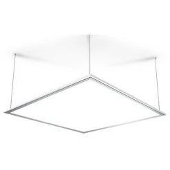 XANLITE - Plafonnier LED Carré - Cons. 42W - 3300 Lumens - Blanc Neutre - 3 Modes De Fixation - PA3000NW