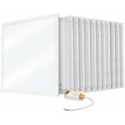 ECLAIRAGE DESIGN Lot De 12 Dalles LED Plafond 36W Eq 400W 600x600 Garantie 3 Ans | Température De Couleur: Blanc Neutre 4000K