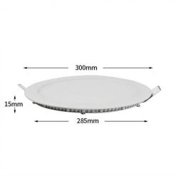 KARTOKNER 24W Encastré Spot LED Encastrable Plafond Ultra Minces Panneau Ronde Encastré Spot LED Encastrable Ultra-plats éclairage Plafond LED Encastré (Blanc Froid ) -Panneau LED Soldes 2022 49992251 2