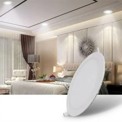 KARTOKNER 24W Encastré Spot LED Encastrable Plafond Ultra Minces Panneau Ronde Encastré Spot LED Encastrable Ultra-plats éclairage Plafond LED Encastré (Blanc Froid ) -Panneau LED Soldes 2022 49992251 4