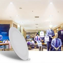 KARTOKNER 24W Encastré Spot LED Encastrable Plafond Ultra Minces Panneau Ronde Encastré Spot LED Encastrable Ultra-plats éclairage Plafond LED Encastré (Blanc Froid ) -Panneau LED Soldes 2022 49992251 5