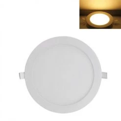 KARTOKNER 18W Encastré Spot LED Encastrable Plafond Ultra Minces Panneau Ronde Encastré Spot LED Encastrable Ultra-plats éclairage Plafond LED Encastré (Blanc Chaud ) -Panneau LED Soldes 2022 49992258 3
